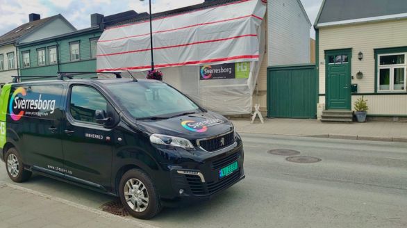 Antikvarisk malerarbeid i Levanger